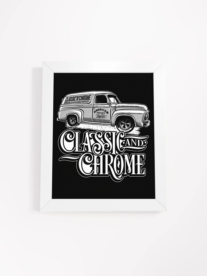 Classic N Chrome F100 Print weißer Rahmen product image (2)