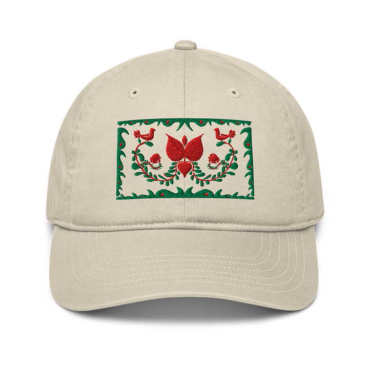 Hungarian Folk Art Blossom Organic Dad Hat product image (1)
