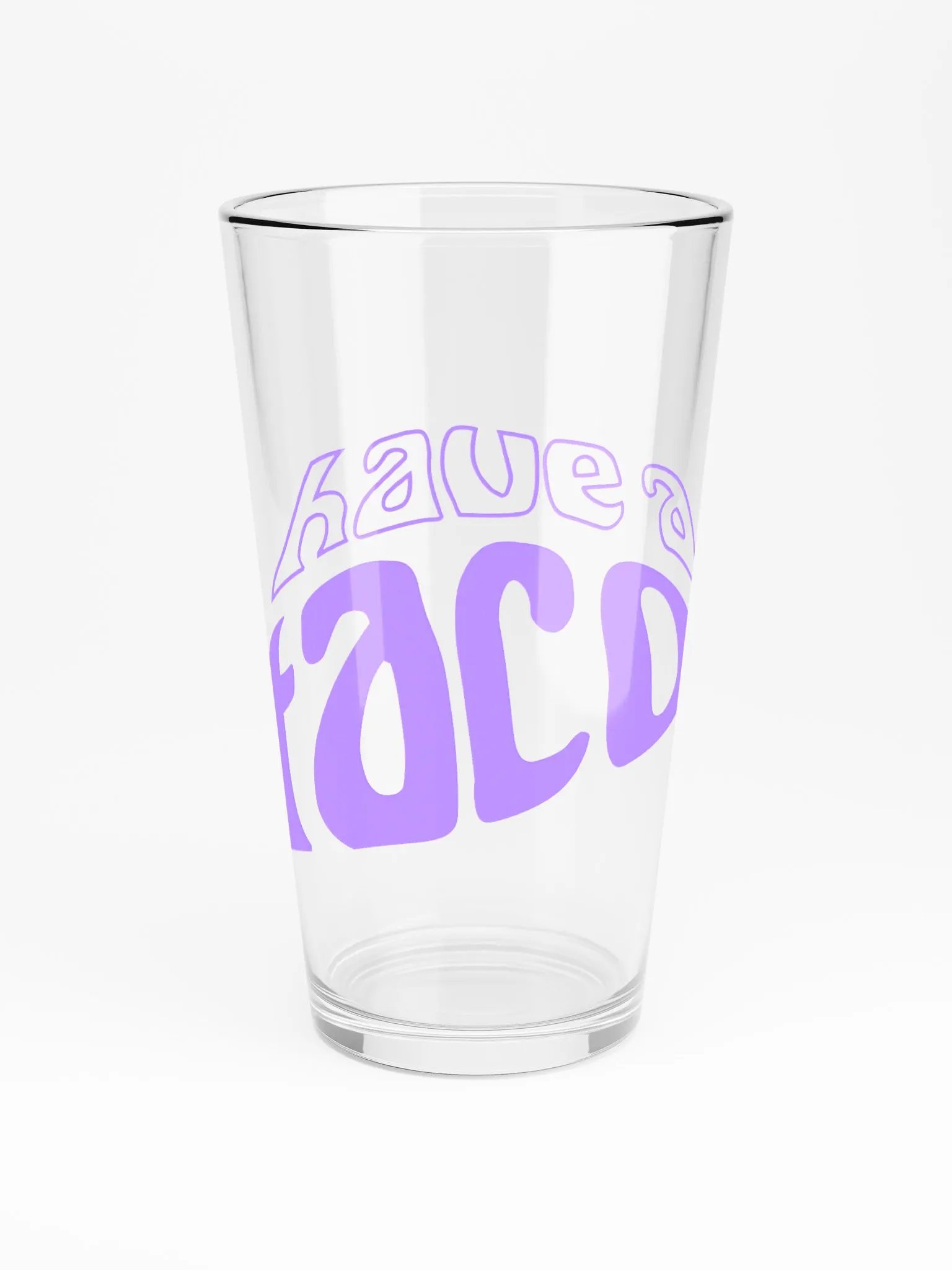 have a taco pint glass product image (3)