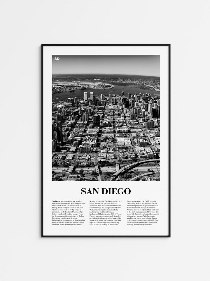 San Diego 01 Newspaper Poster product image (1)