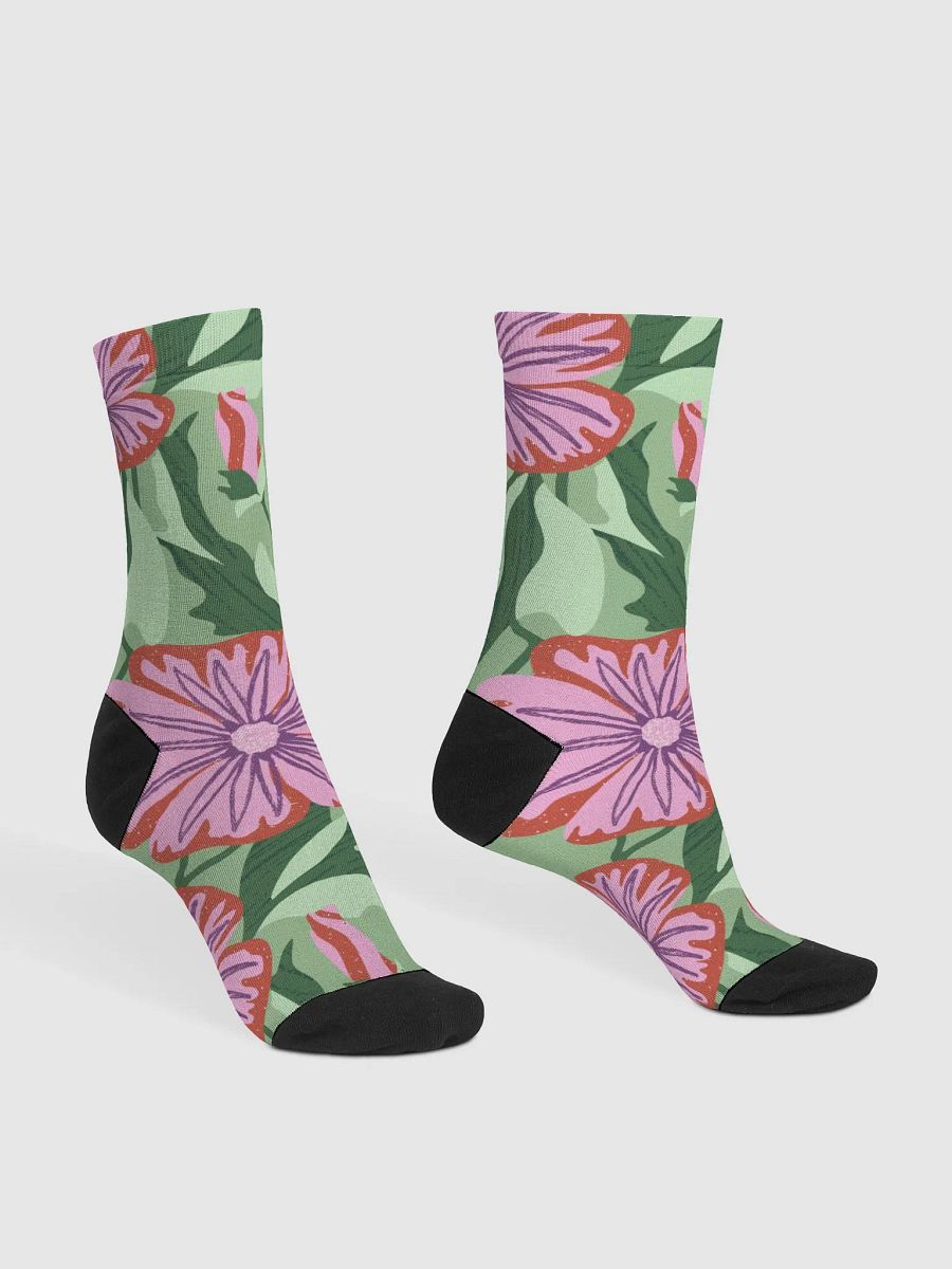 Flower Power Hour | Premium Sustainable Crew Socks product image (3)