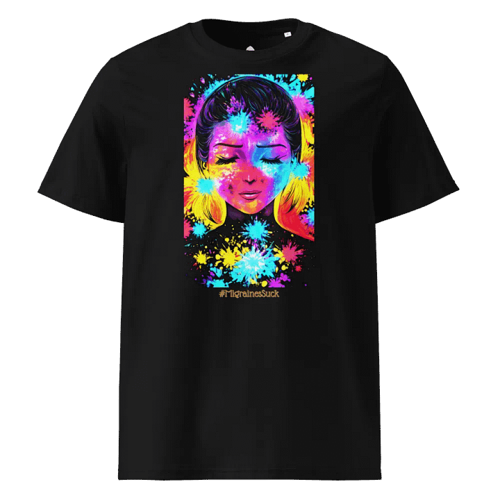 Migraines, Ocular Starbursts, Black Tee product image (1)