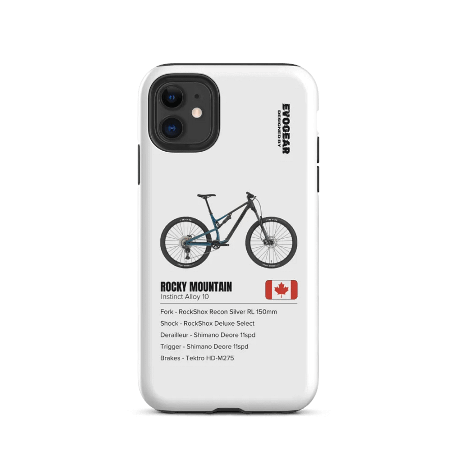 White Rocky Mountain Instinct Alloy 10 iPhone Case product image (2)
