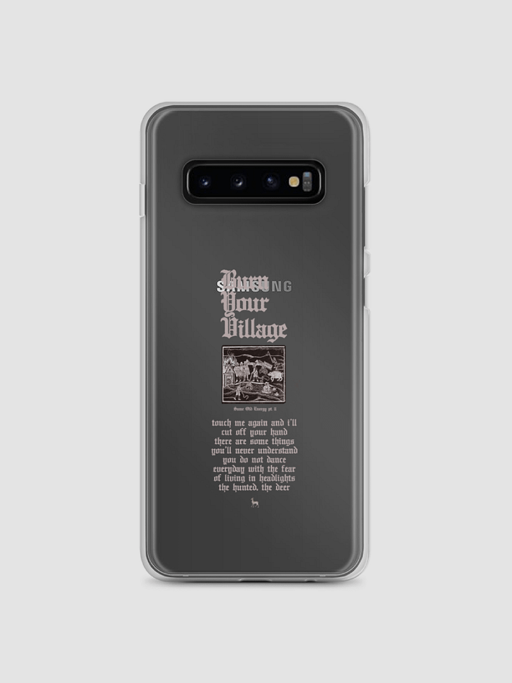 'Burn Your Village' Clear Samsung Case (all sizes) product image (2)