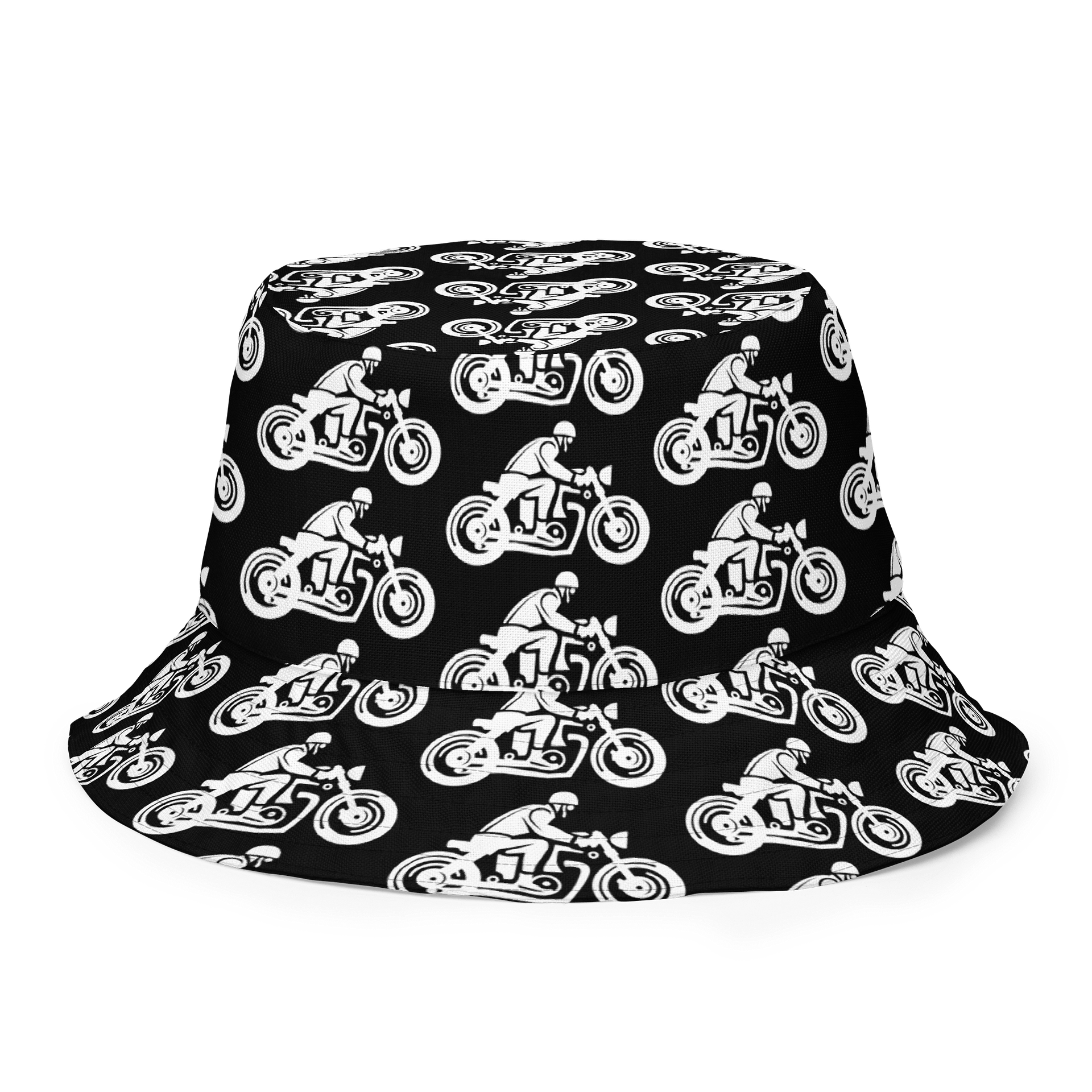 Retro Rider Reversible Bucket Hat – Vintage-Inspired 2-in-1 Hat for Bikers, Streetwear & Festival Style product image (7)