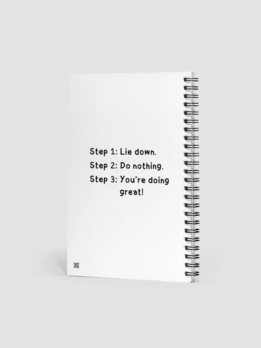 Lazy Panda Vibes Spiral Notebook product image (2)