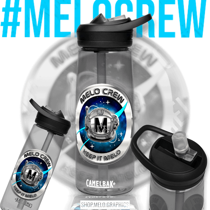 MELO CREW ONE Member Badge - Camelbak Sport Bottle | #MadeByMELO product image (1)
