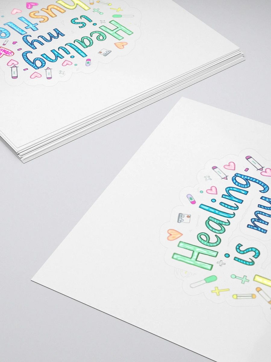 Healing Hustle Kiss Cut Stickers product image (4)