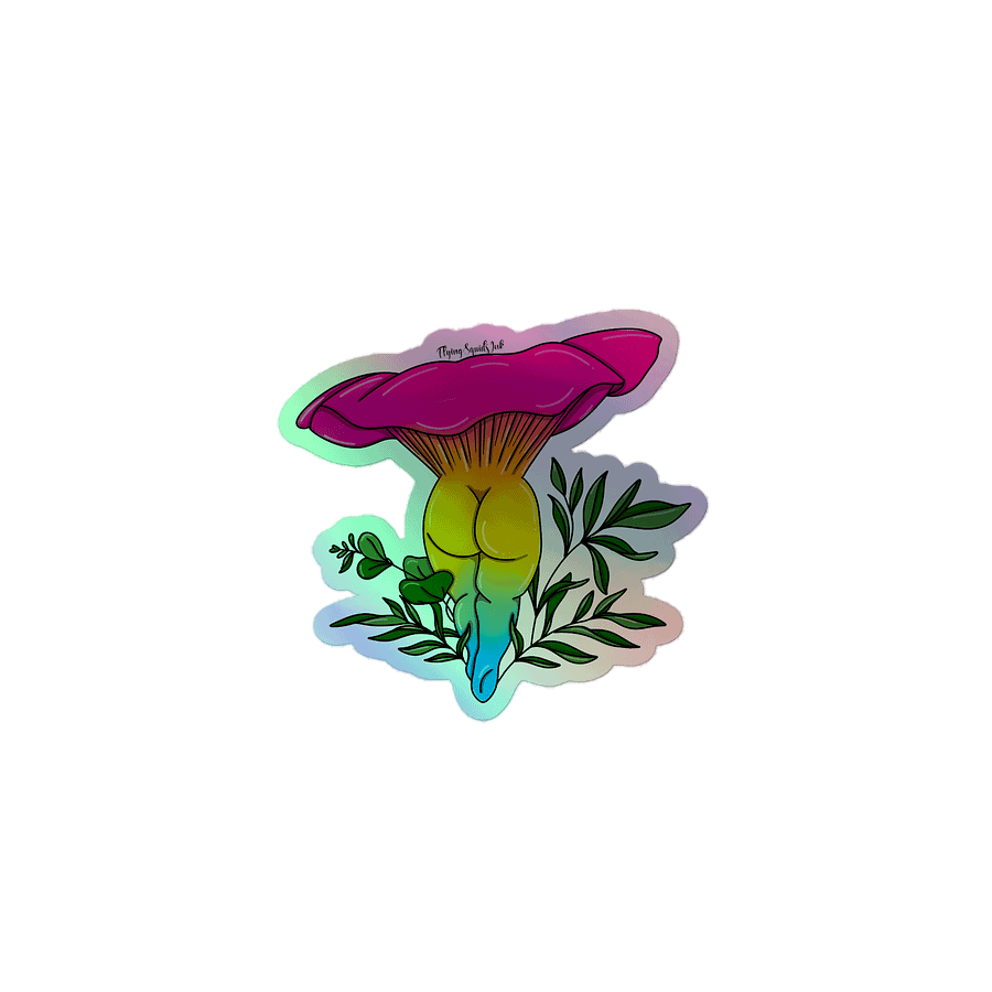 Pansexual Mush- Holo Sticker product image (1)