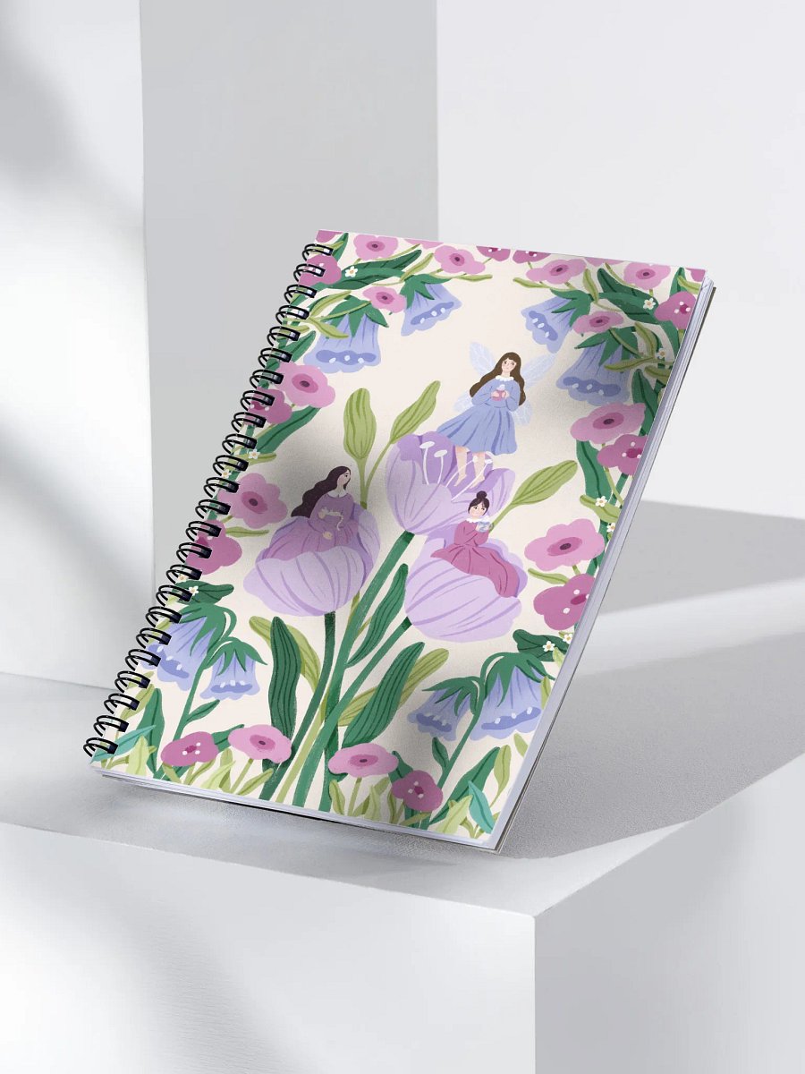 Enchanting Floral Dating Day Spiral Notebook product image (3)