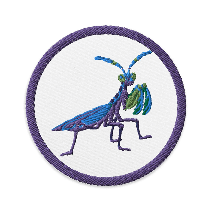 Praying Mantis Embroidered Patch product image (9)