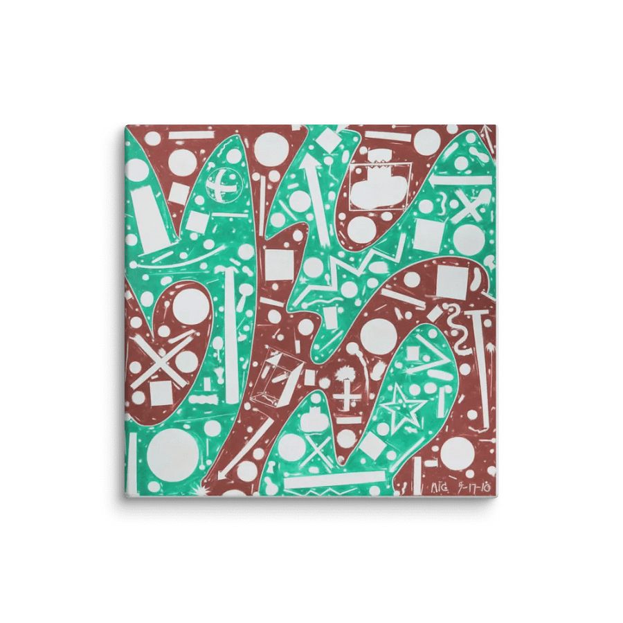Cartoon Cosmos on Canvas (32" x 32") product image (1)