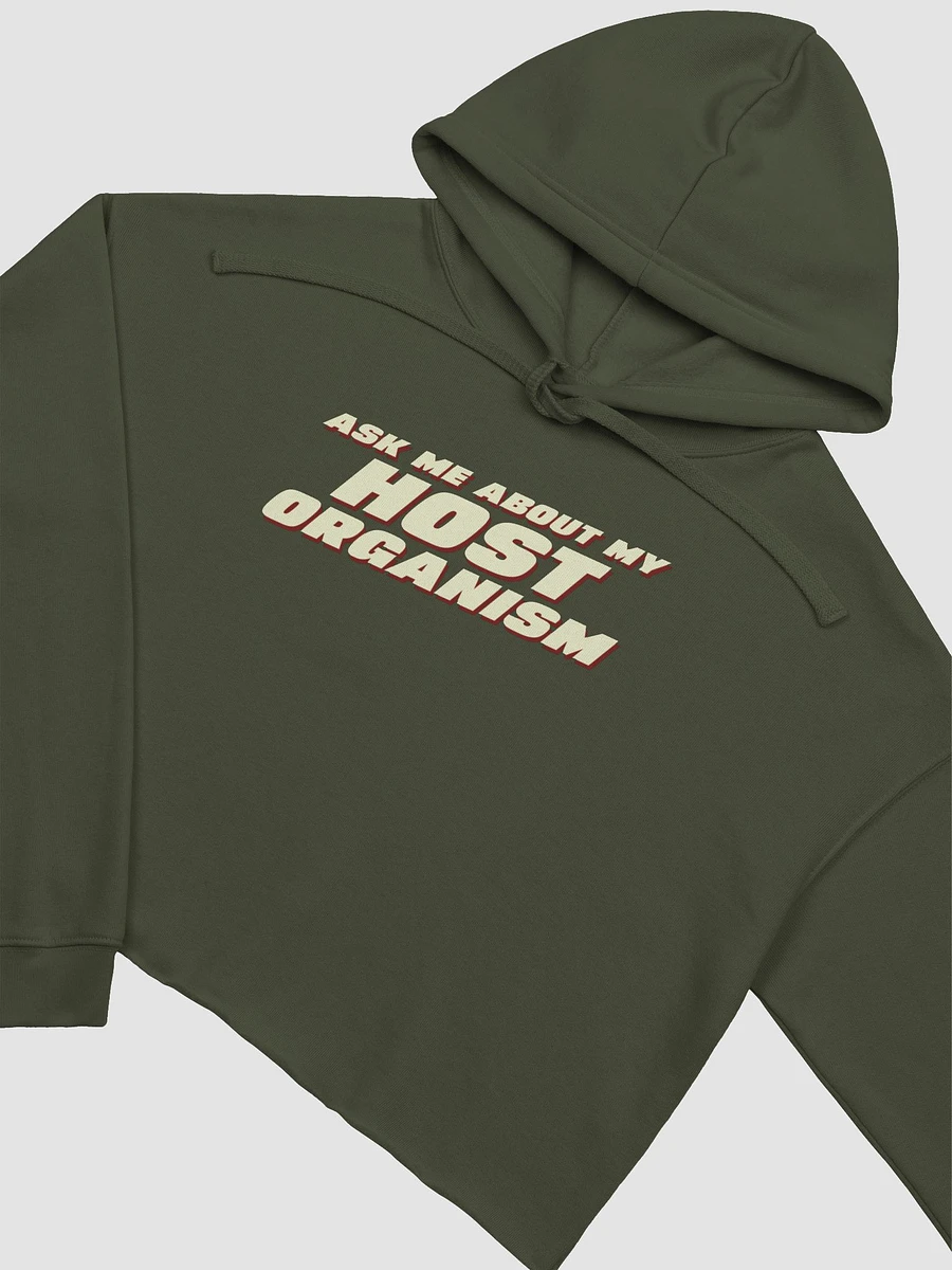ask me about my host fleece crop hoodie product image (4)