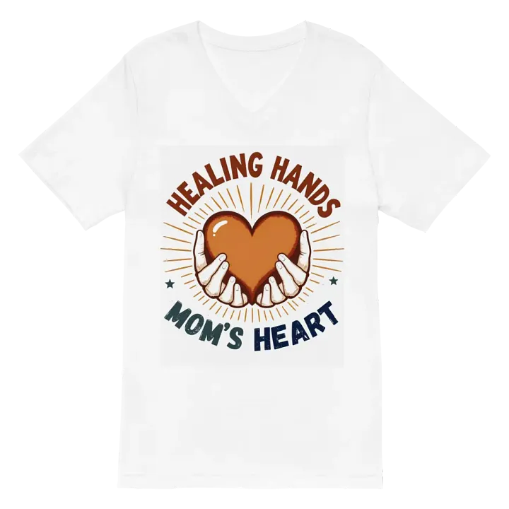 Healing Hands Mom's Heart V-Neck Tee product image (2)