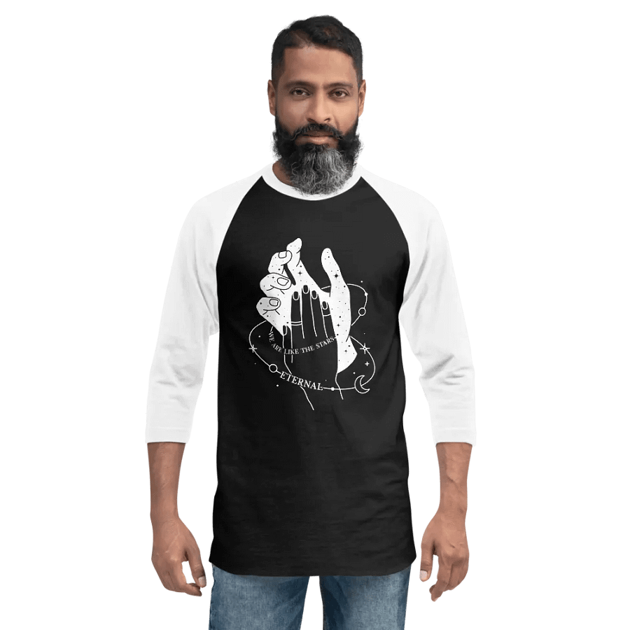 We Are Like The Stars Fine Jersey Raglan Tee product image (6)