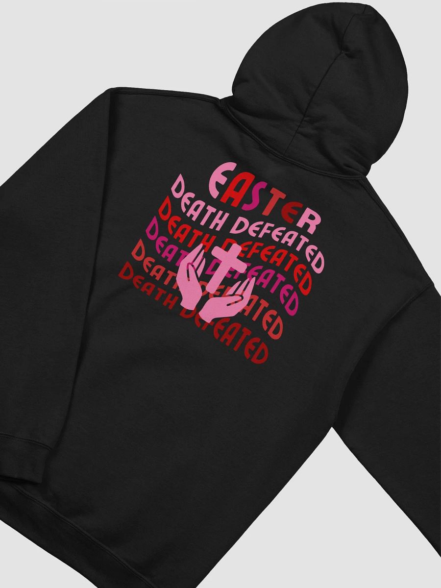 EASTER: Death Defeated Christian Gildan Hoodie - Front/Back. product image (6)