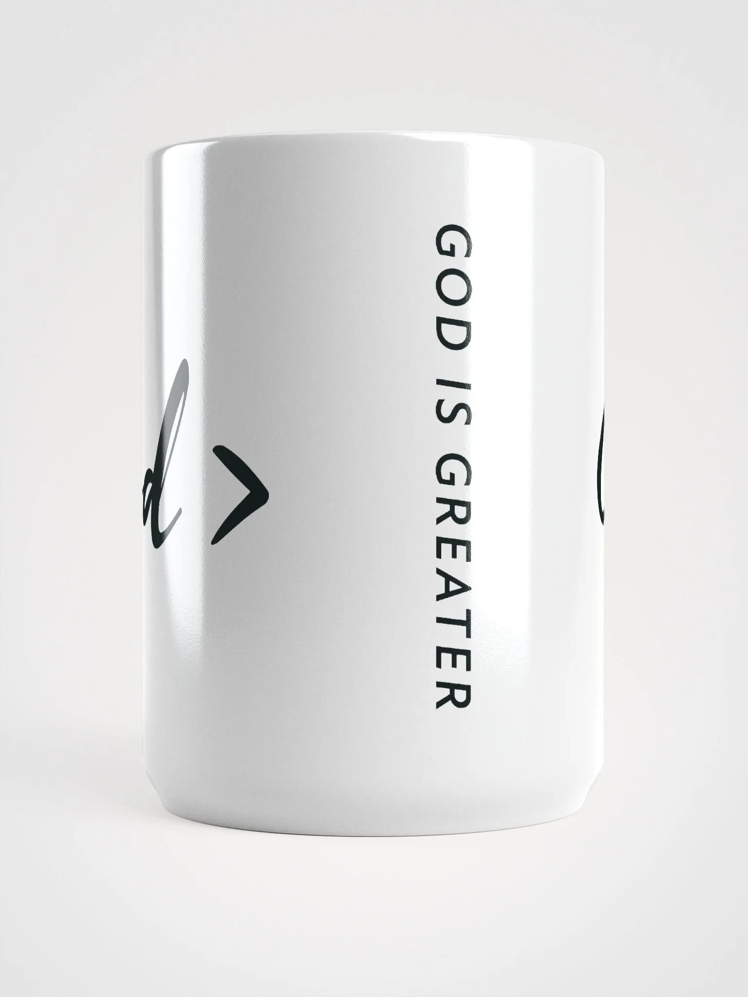 God > BLACK TEXT MUG product image (5)