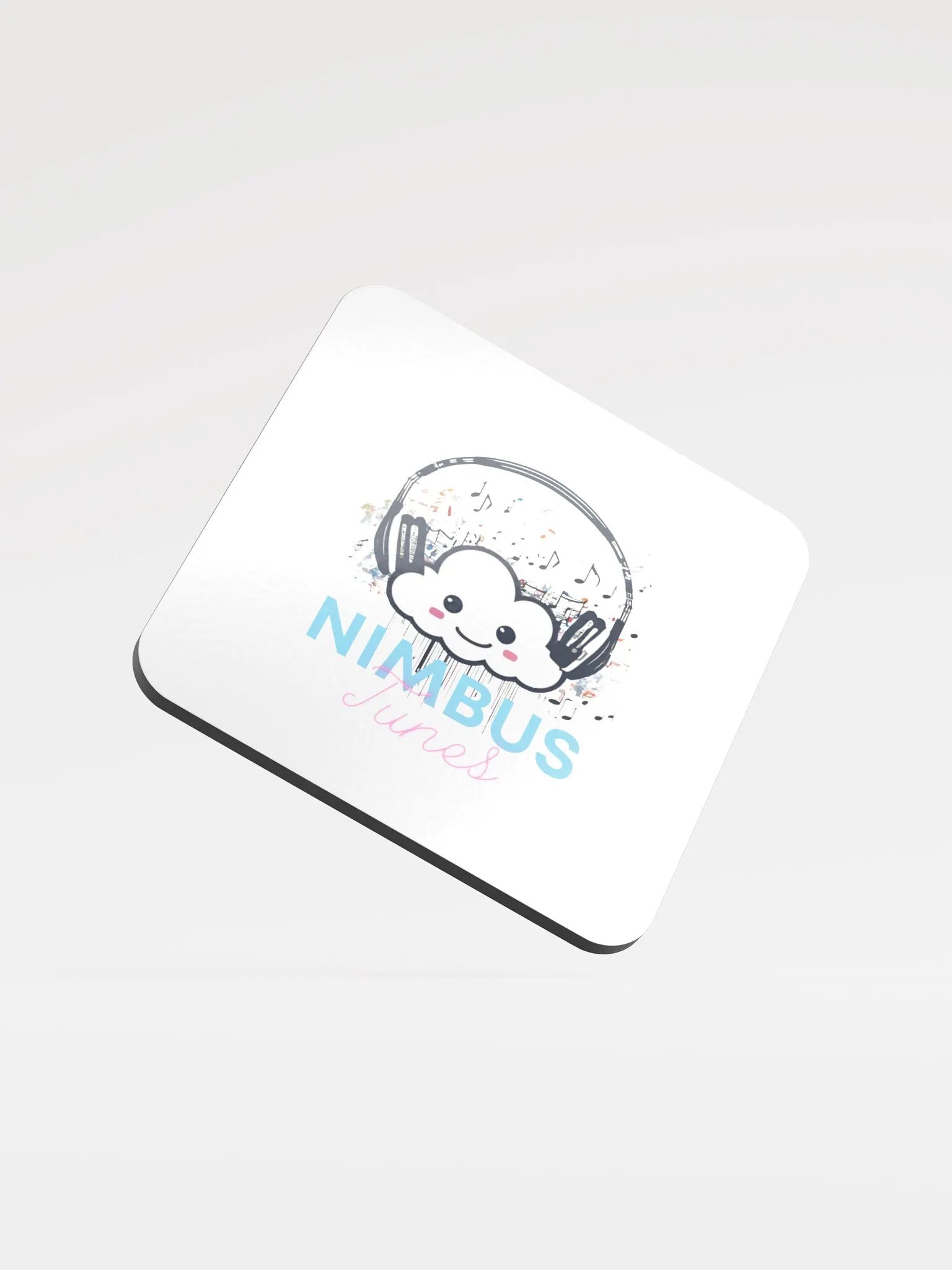 Nimbus Tunes Glossed Cork Coaster product image (1)