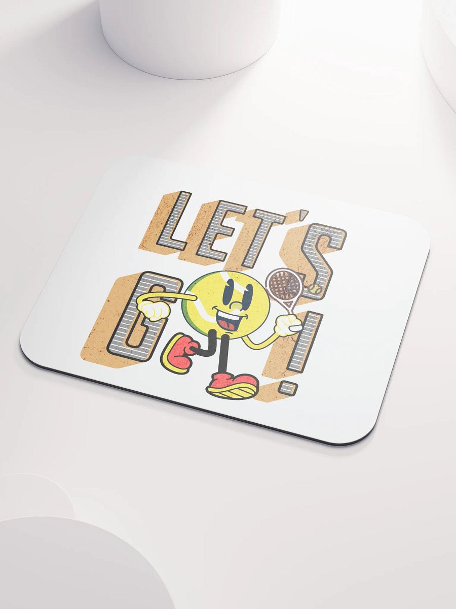Lets Go Mascot Tennis Ball Mouse Pad product image (3)