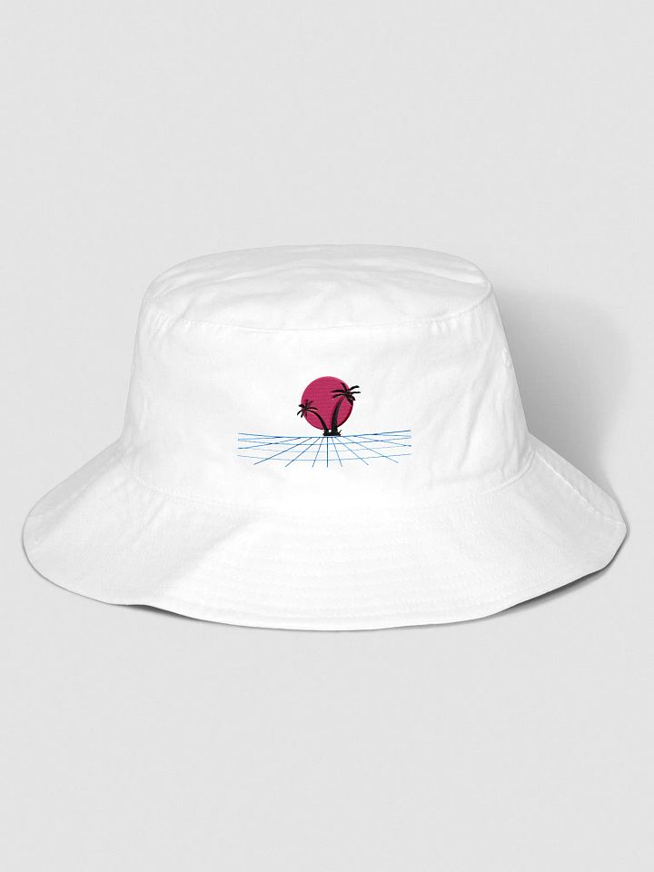 Retro Wave Flex: Palm Tree Bucket Hat product image (1)