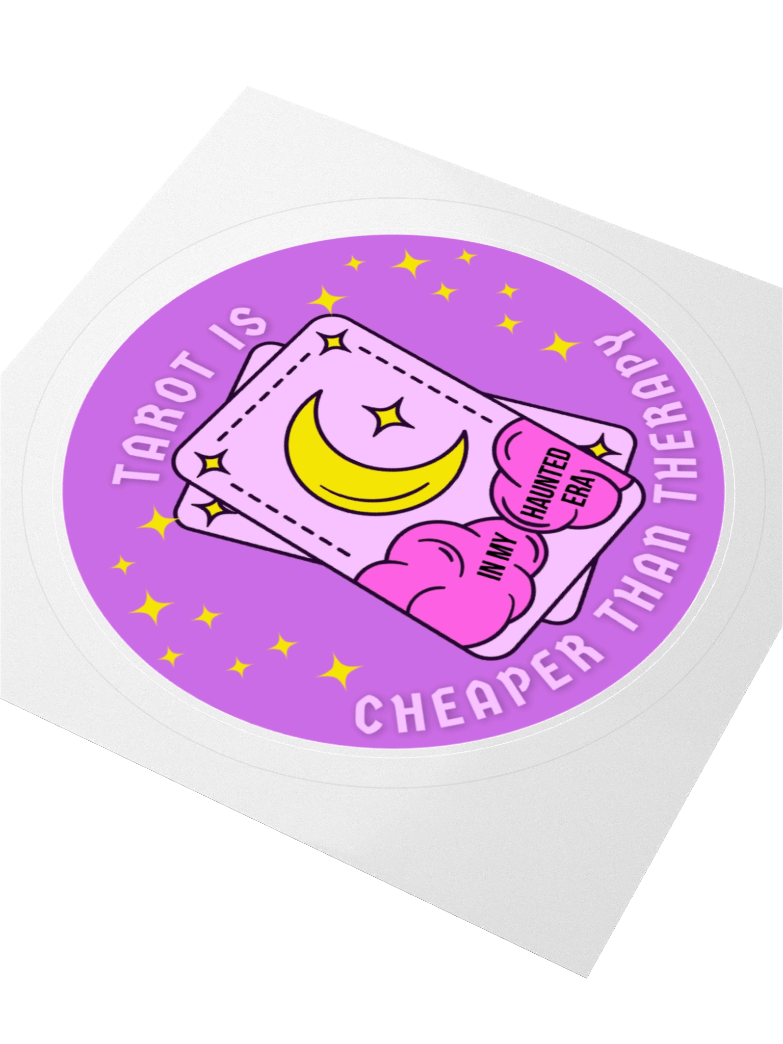 'Tarot Is Cheaper Than Therapy' Sticker product image (3)