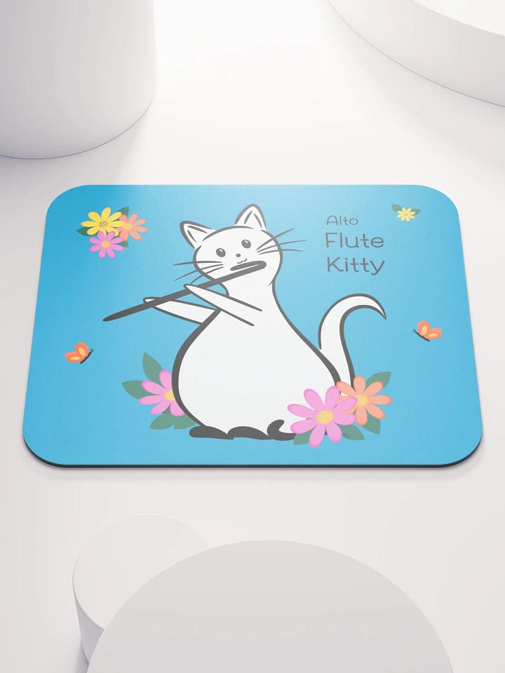 Flute Kitty Mouse Pad - Alto Flute product image (2)