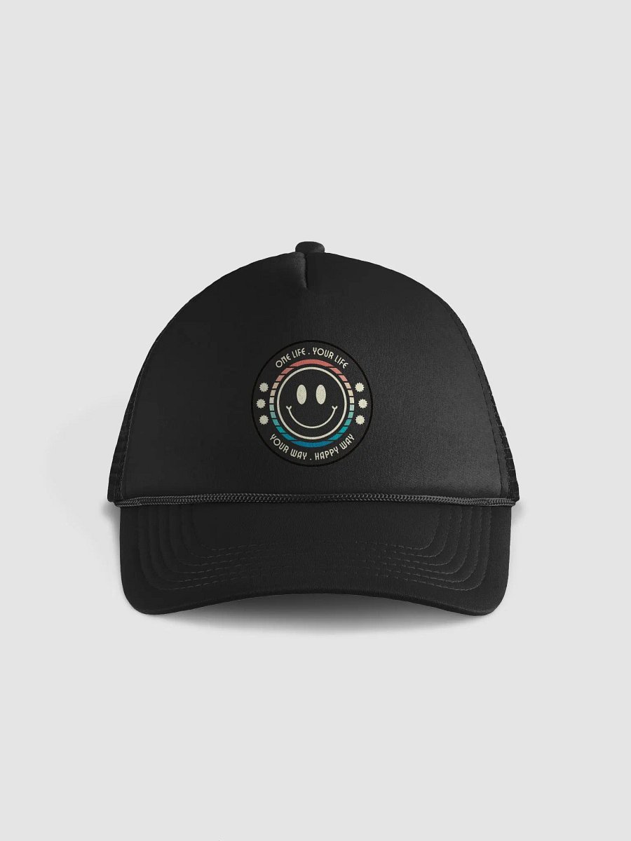 Happy Vibes Foam Trucker Hat product image (1)