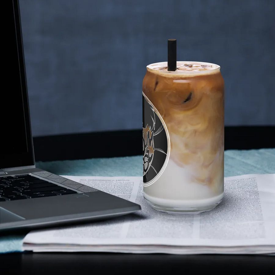 Possum Posse Can Shaped Glass BLK product image (7)