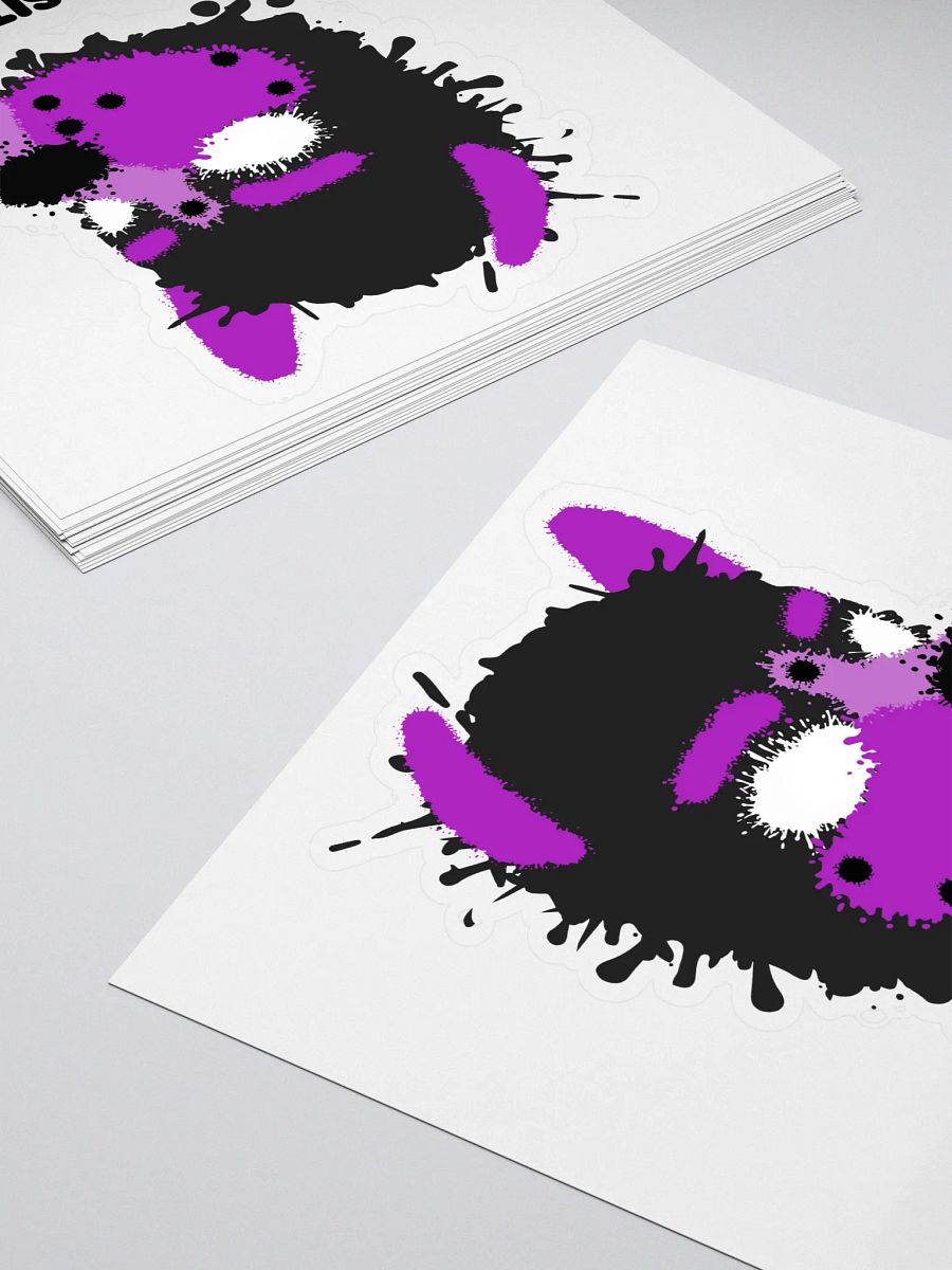 Pup Splatter Sticker - Purple product image (4)