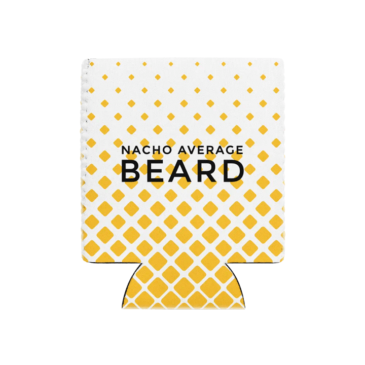 Coozie Can Cooler (Design: Nacho Average Beard) product image (1)