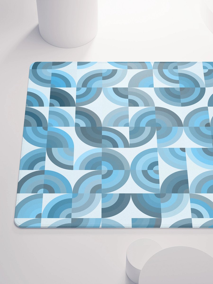 Ethereal Blue Circle Gaming Mouse Pad product image (10)
