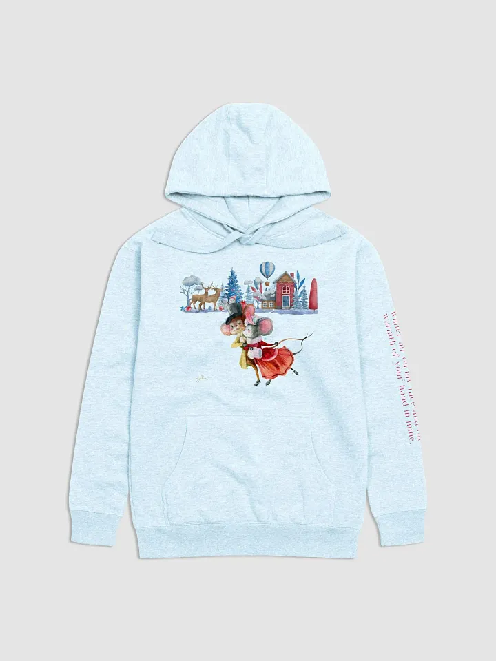 Warm Winter Embrace Hoodie | Cotton Heritage Sweatshirt product image (1)