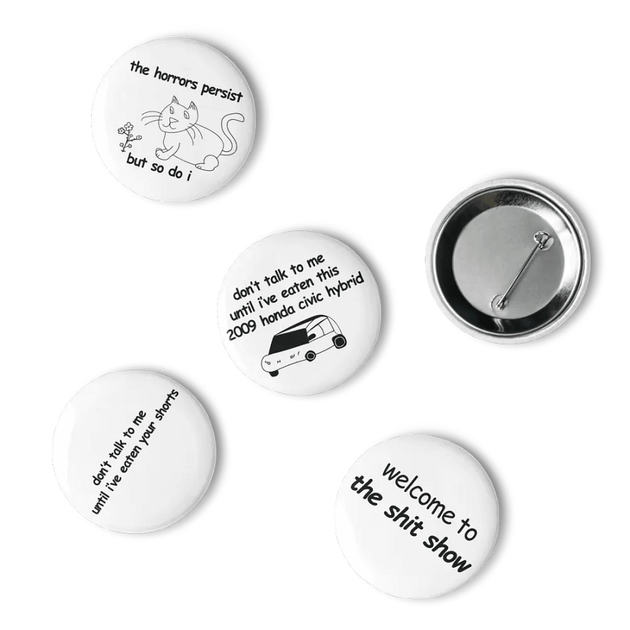 Comic Sans Collection Pin Set product image (6)