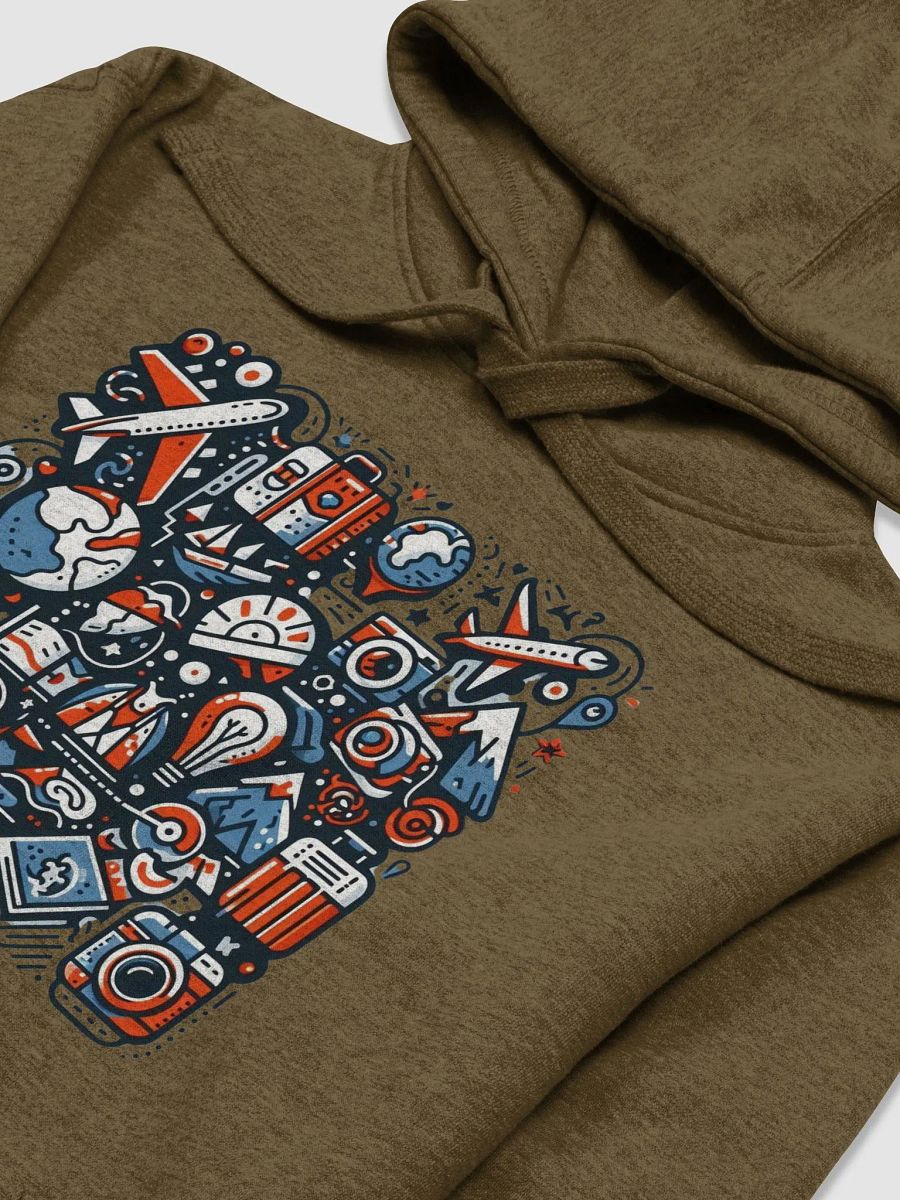 Cotton Heritage Unisex Premium Hoodie | AI Design about travel product image (4)