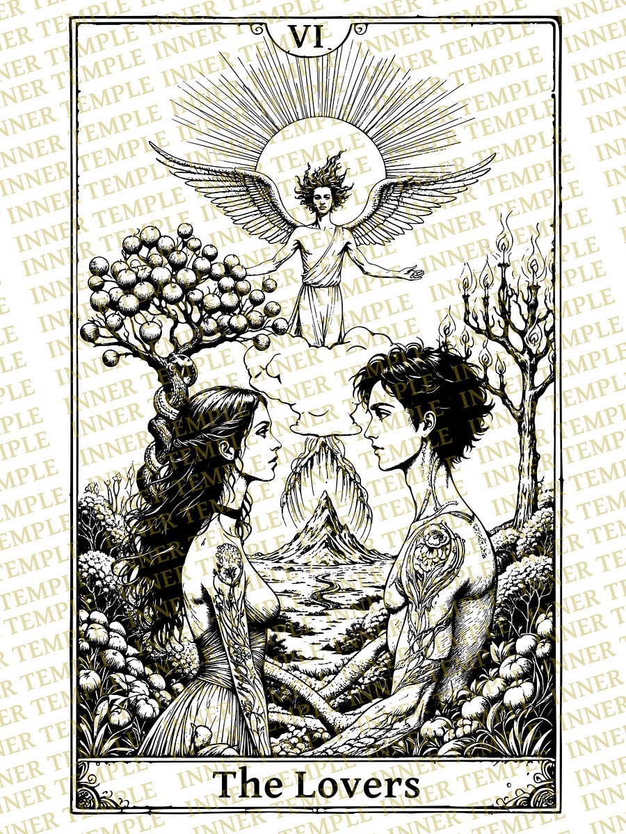 Tarot Inner Temple, The Lovers (Major Arcana VI) product image (12)