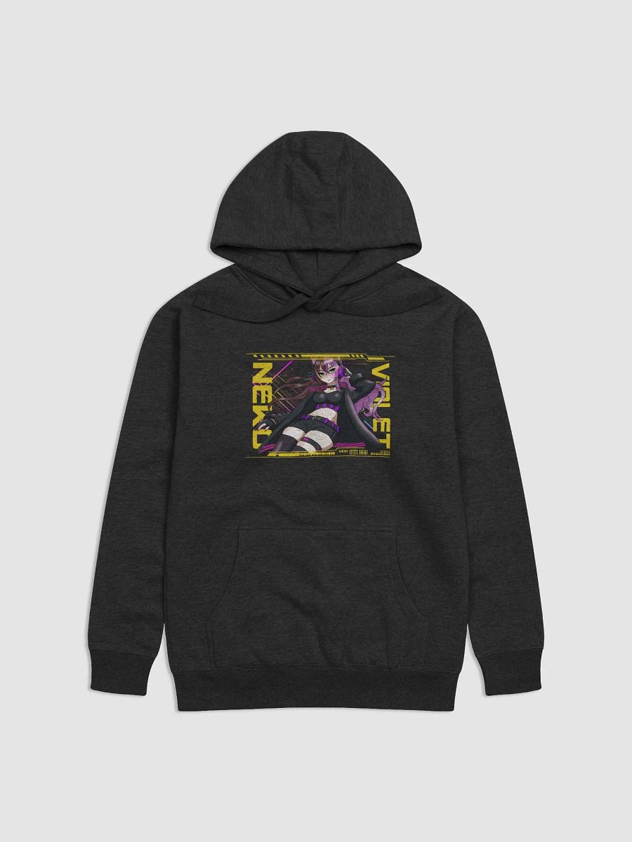 Violet Neko Cyberpunk Unisex Hoodie product image (3)