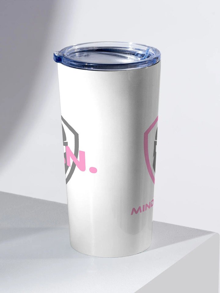 Mind Armor - 20oz Stainless Steel Tumbler - Pink Logo product image (2)