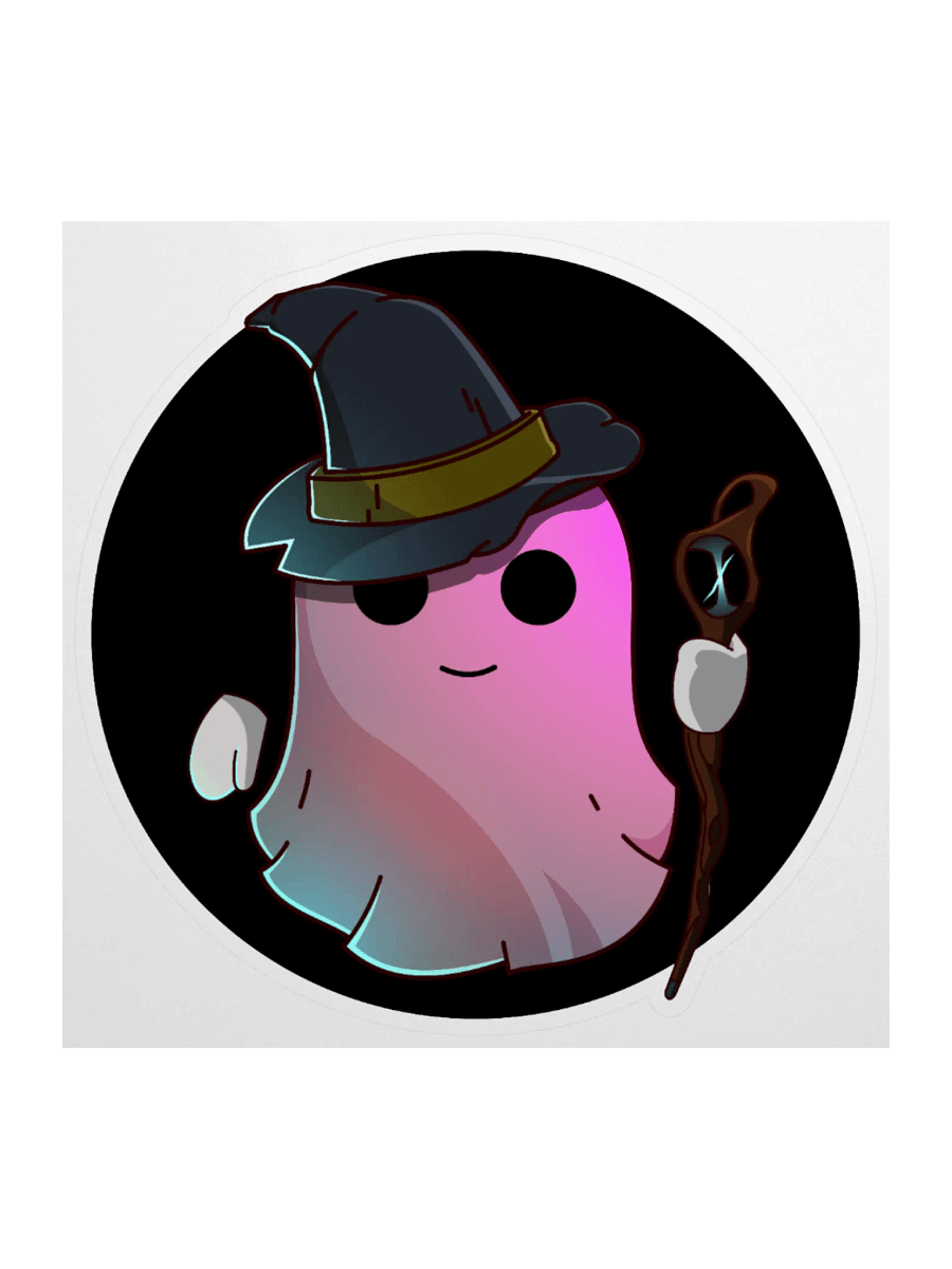 Magical ghost - Sticker product image (1)