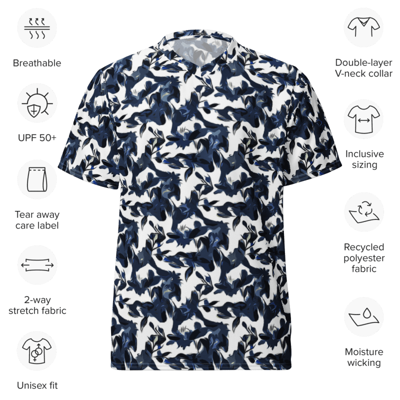 Wild Waves | Recycled Unisex Sports Jersey product image (4)
