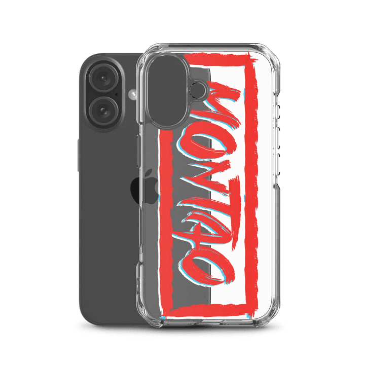 Montao Logo iPhone Case Red product image (50)