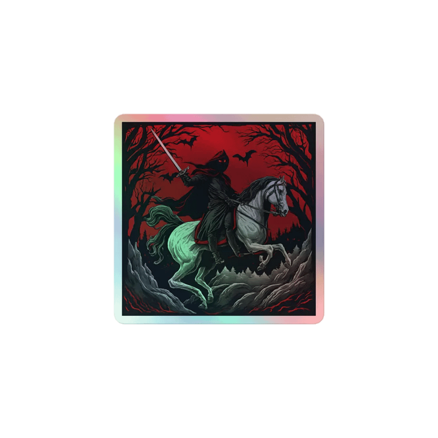 Fear Headless Horseman Holographic Sticker Set product image (1)