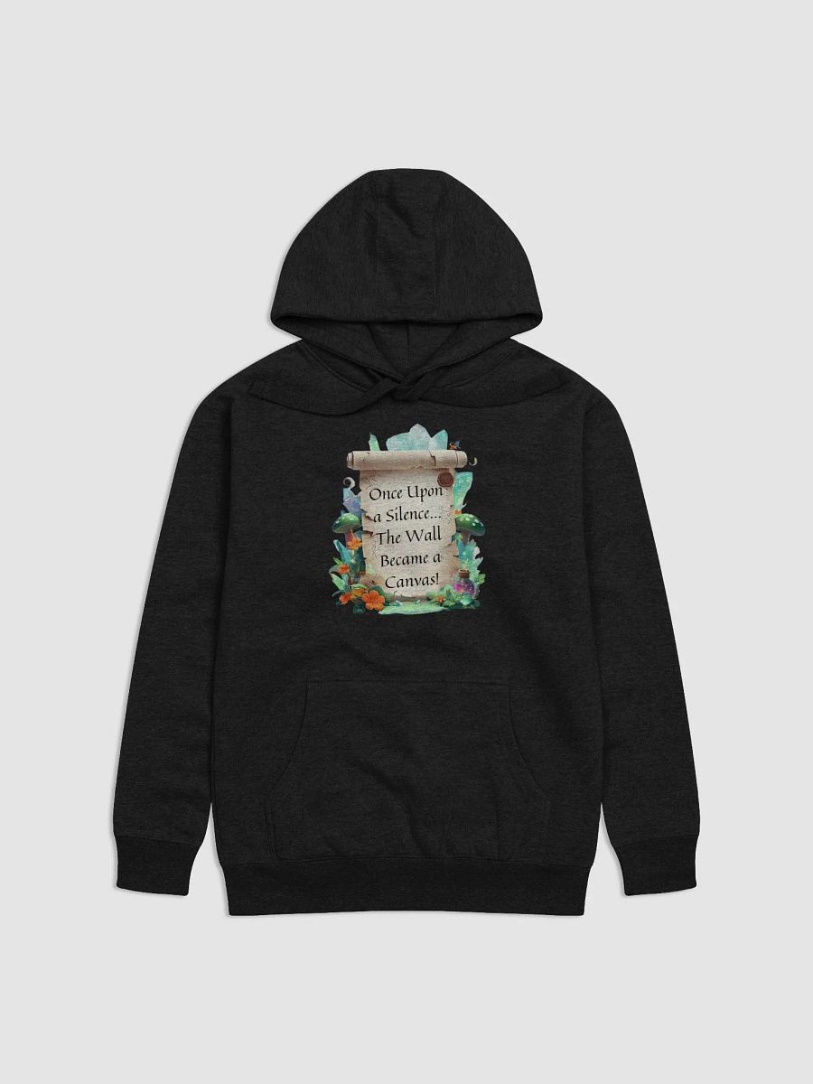Funny Mom Hoodie – ‘Once Upon A Silence, The Wall Became A Canvas!’ Cozy Parenting Sweatshirt product image (2)