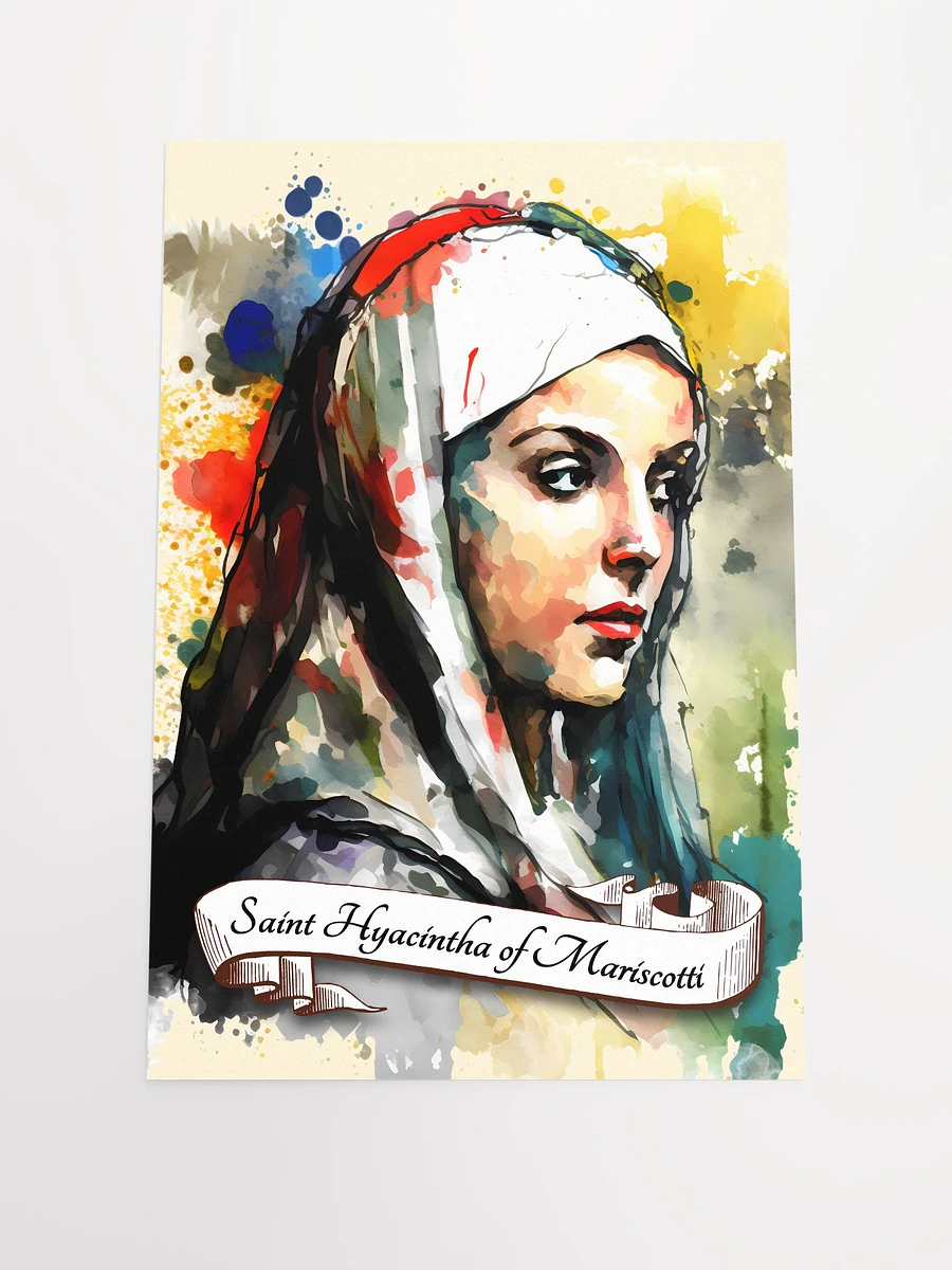 Saint Hyacintha Of Mariscotti Patron Saint of Viterbo and Those Who Suffer Unrequited Love Matte Poster product image (3)