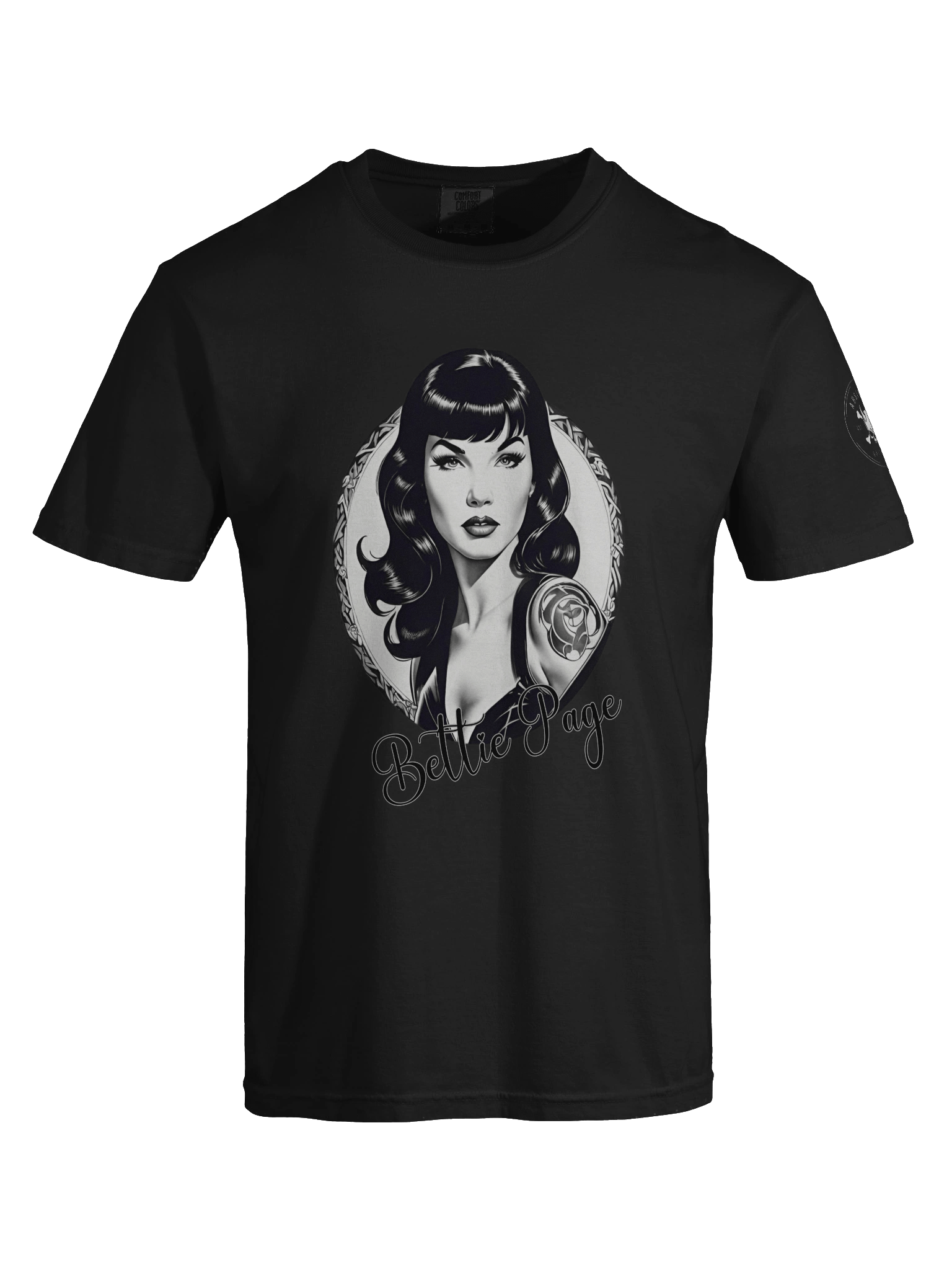 Bettie Page Illustrated Vintage T-Shirt product image (7)