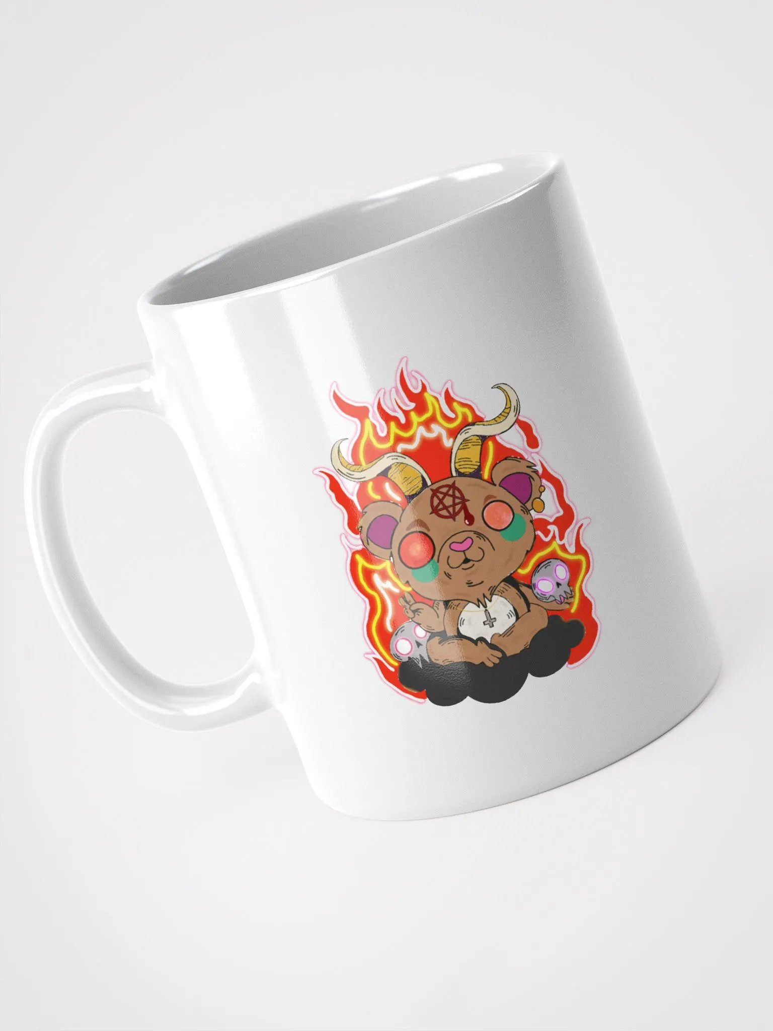 Demon Bear Mug (White) product image (9)
