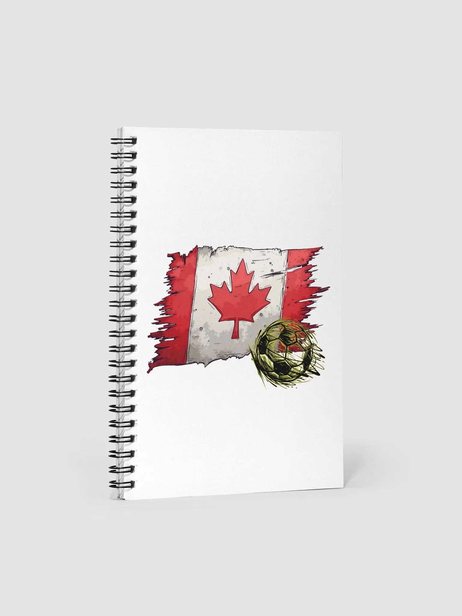 Canada Flag Soccer Football Notebook product image (2)