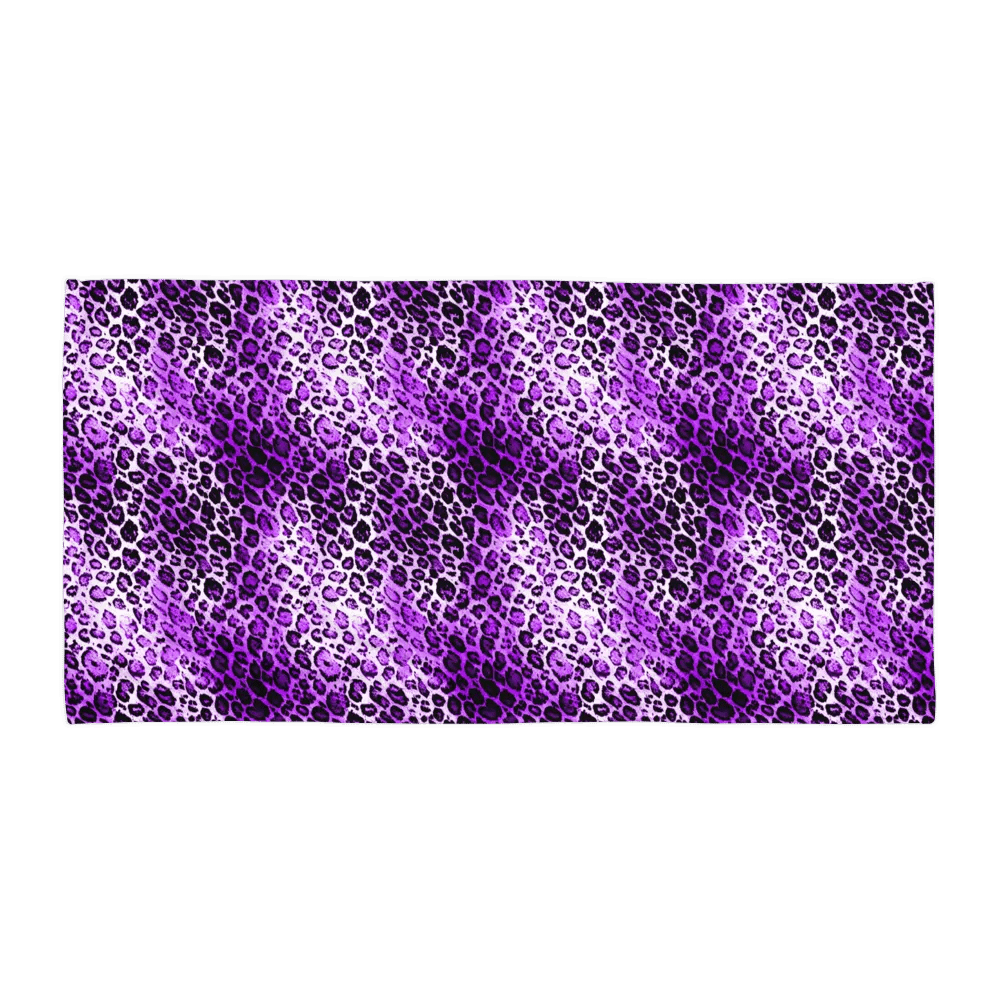 Purple Leopard Patetrn Towel product image (1)