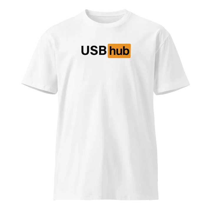 USBhub Tee (White) product image (1)