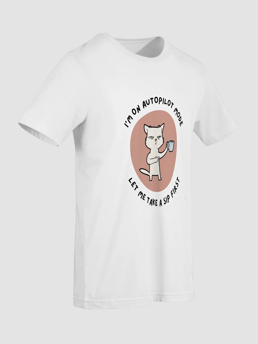 Autopilot Mode – Coffee First Cat Tee product image (7)