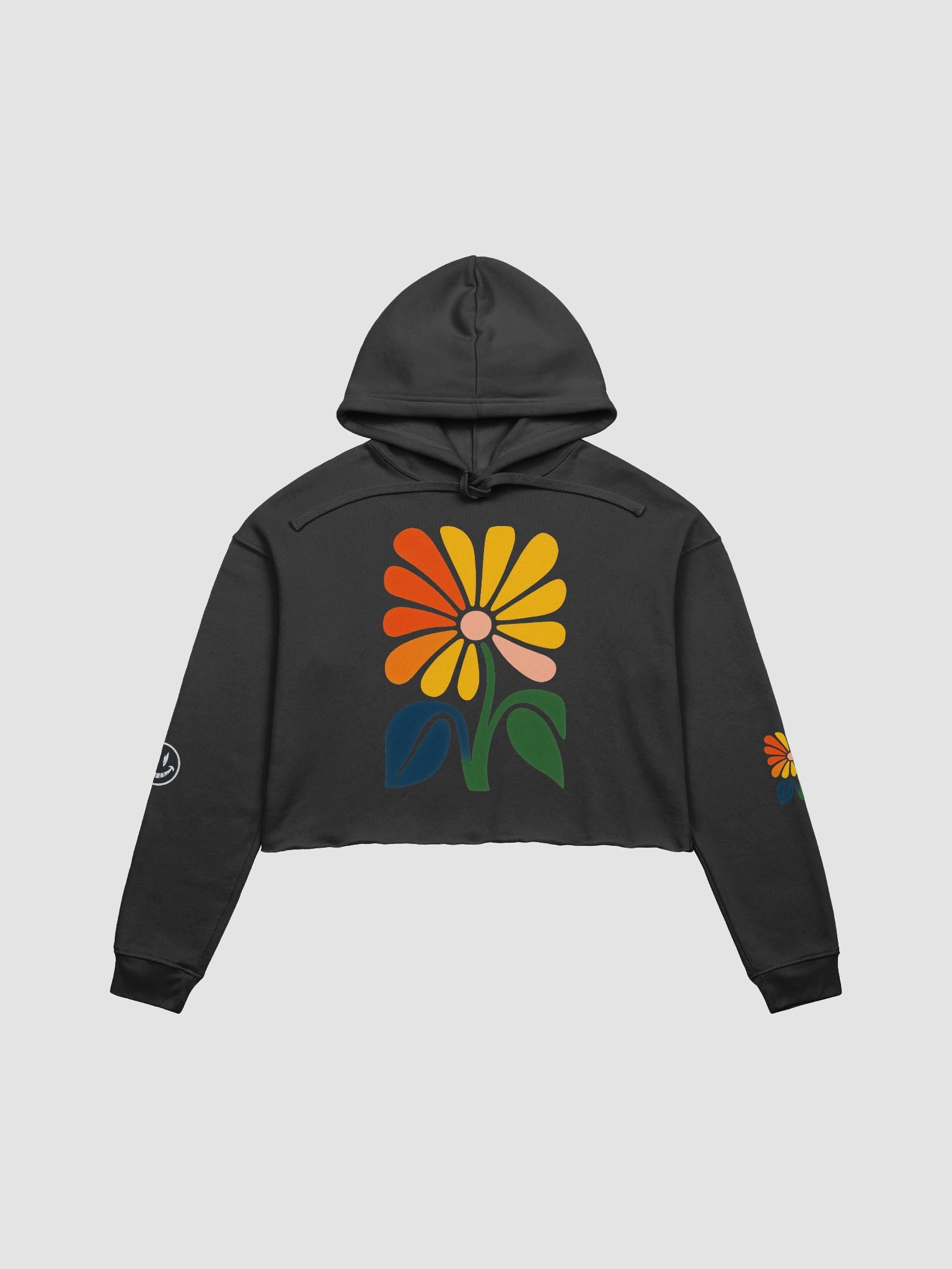 Stylized Bloom Cropped Hoodie product image (3)